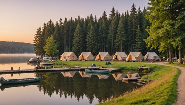 Les plus beaux sites de camping aquatique en Europe
