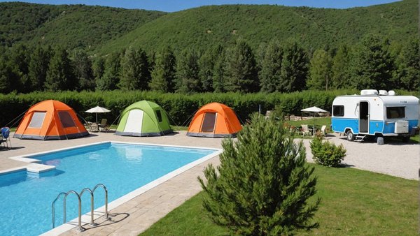 Découvrez le camping peyrelade à millau avec piscine chauffée