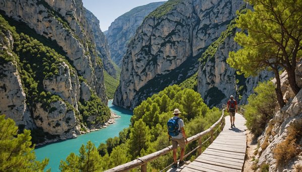 Top hiking trails in the gorges du verdon near camping terra verdon