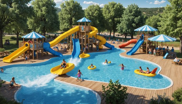 Les vacances en famille au camping Ardèche avec parc aquatique