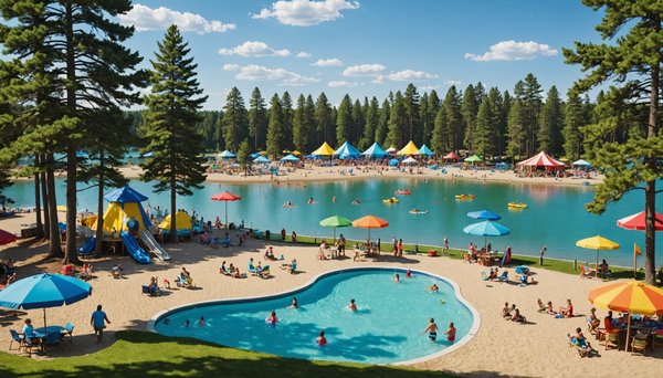 Vacances Rafraîchissantes : Découvrez Notre Camping Aquatique avec Parc Aquatique "Camping du Letty"