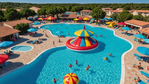 Plaisirs et émotions garantis au Camping Saint Cyprien avec piscine et toboggans