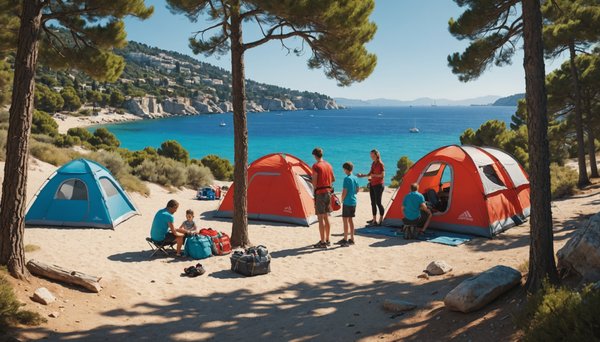 Quelles sont les mesures de sécurité à respecter lors d'un séjour en camping sur la Côte d'Azur avec des enfants ?