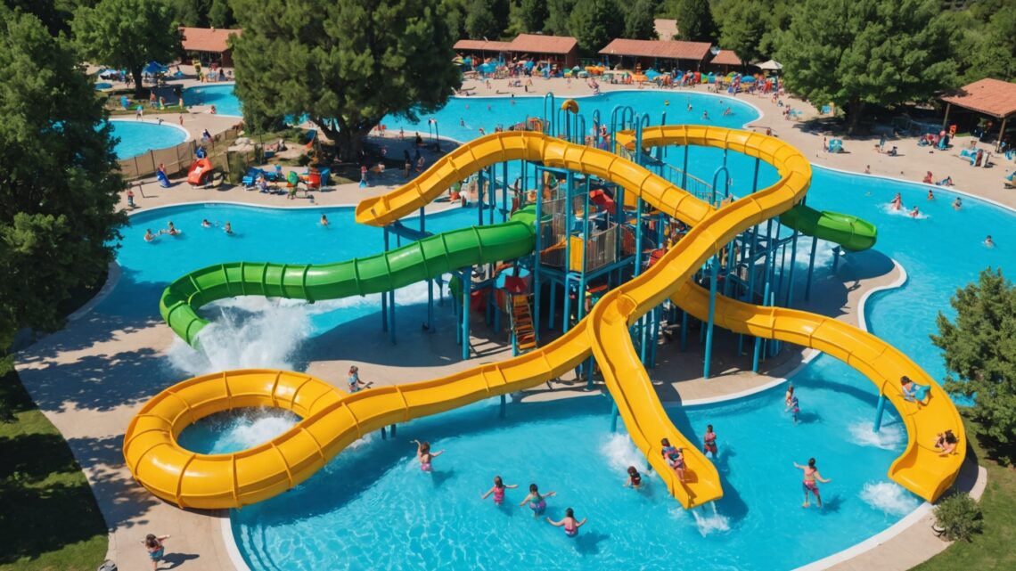 Camping Ardèche Parc Aquatique : Les toboggans et piscines pour des vacances aquatiques en famille