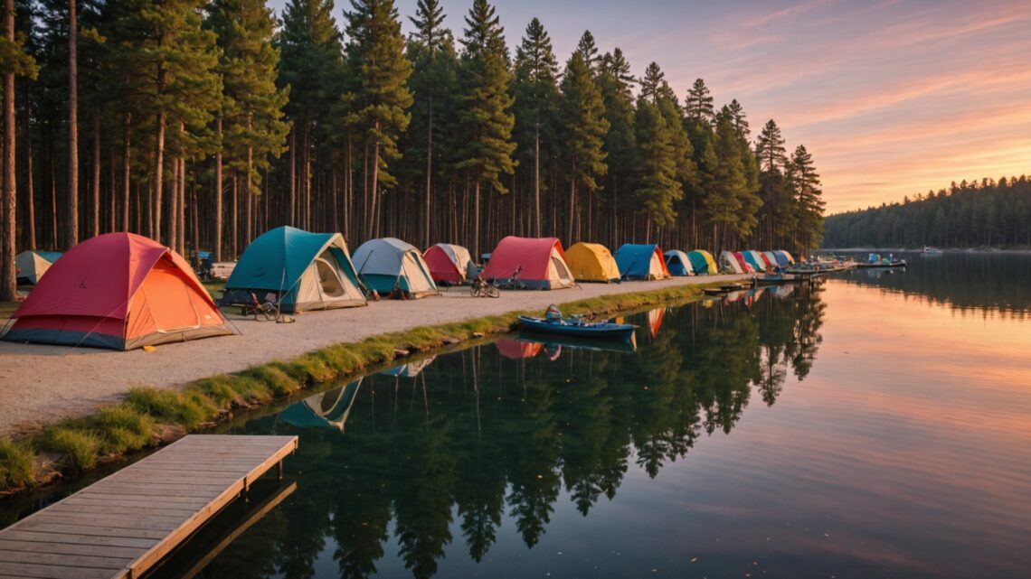 Les meilleurs campings du lac de Biscarrosse avec un espace aquatique incroyable