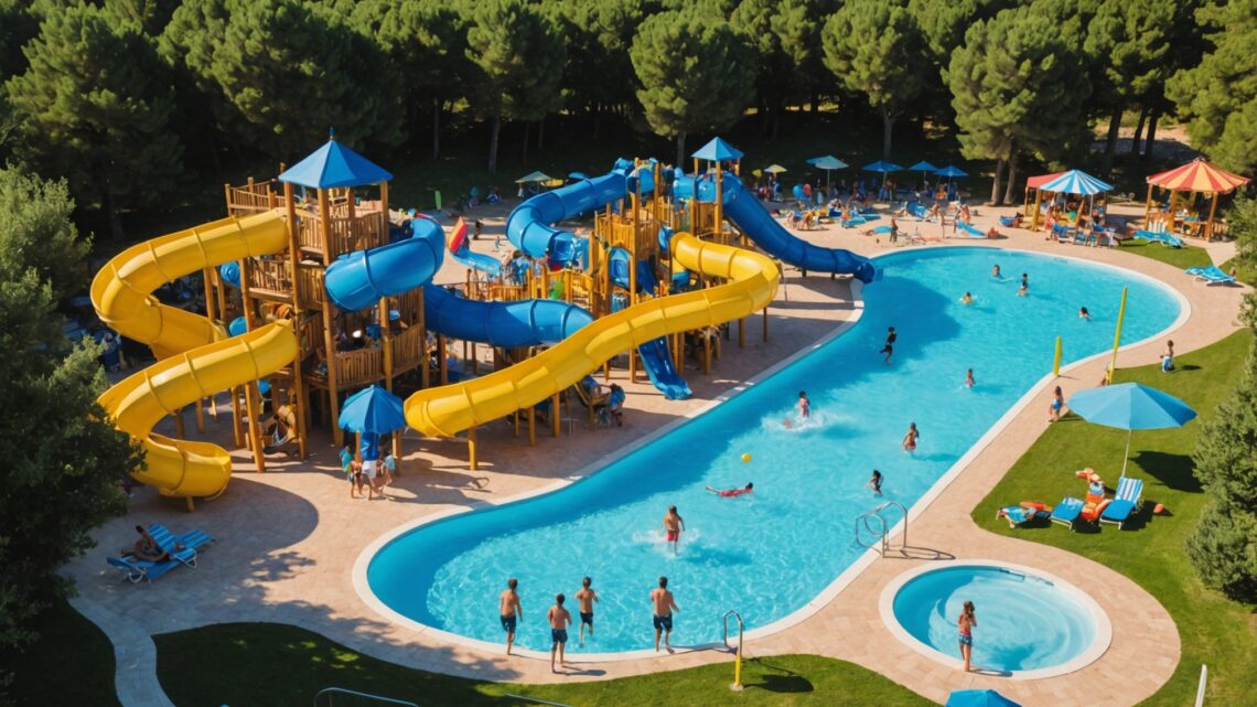 Top 5 des parcs aquatiques dans les campings du sud de la France avec des toboggans géants