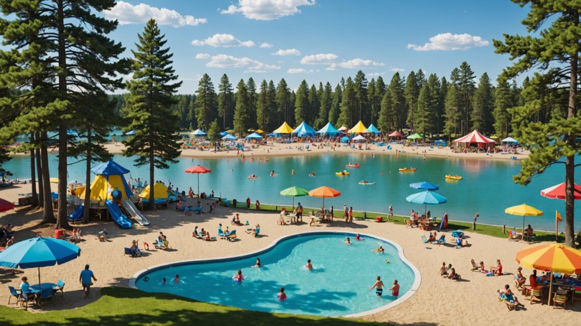 Vacances Rafraîchissantes : Découvrez Notre Camping Aquatique avec Parc Aquatique « Camping du Letty »
