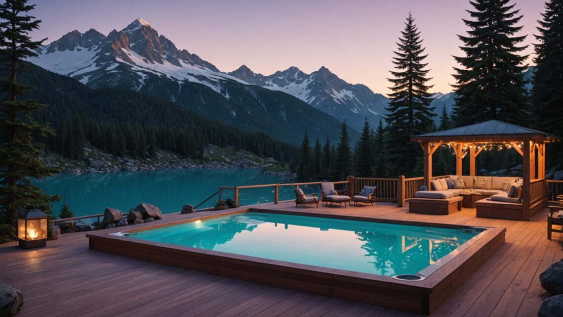 Vivez une expérience unique dans un camping avec piscine et spa dans les Alpes