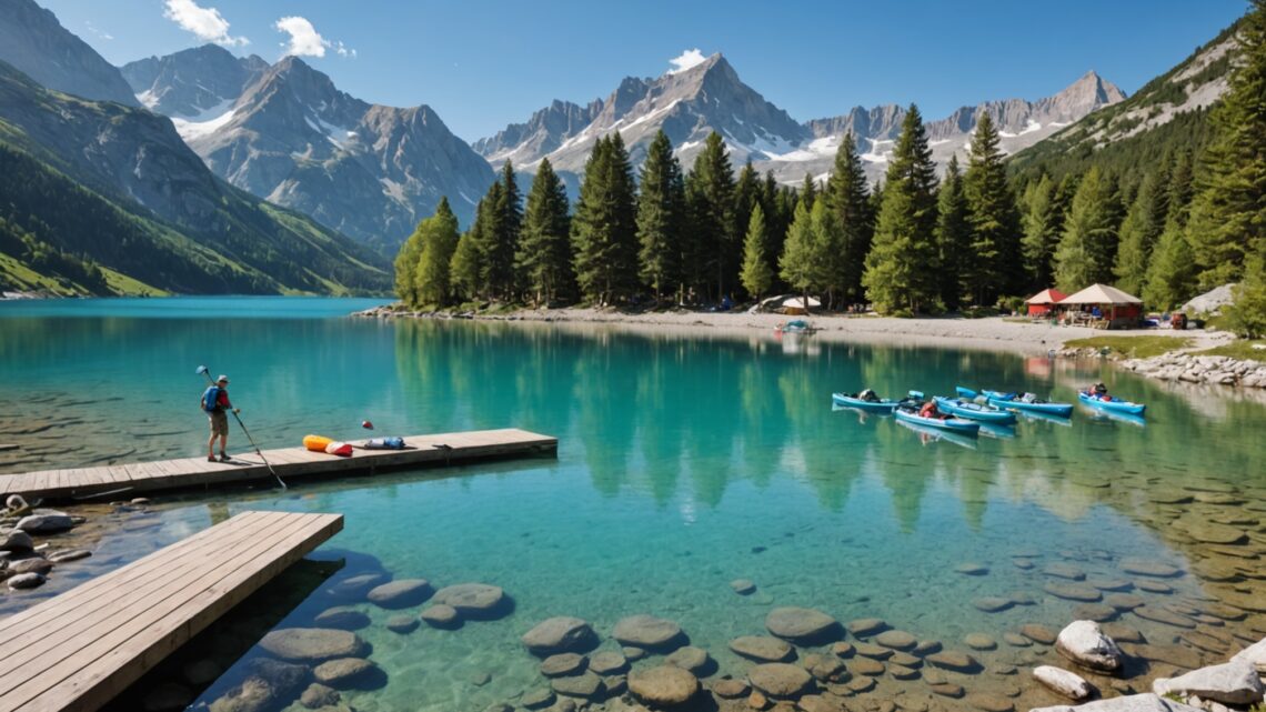 Les loisirs aquatiques dans les campings des hautes-alpes avec le camping les deux soleils